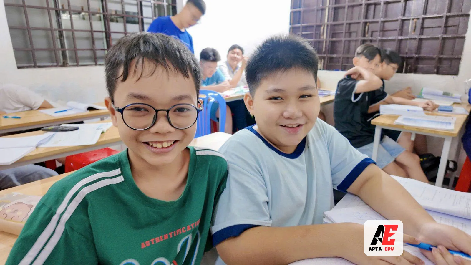 Học sinh ôn thi vào lớp 6 tại APTA EDU