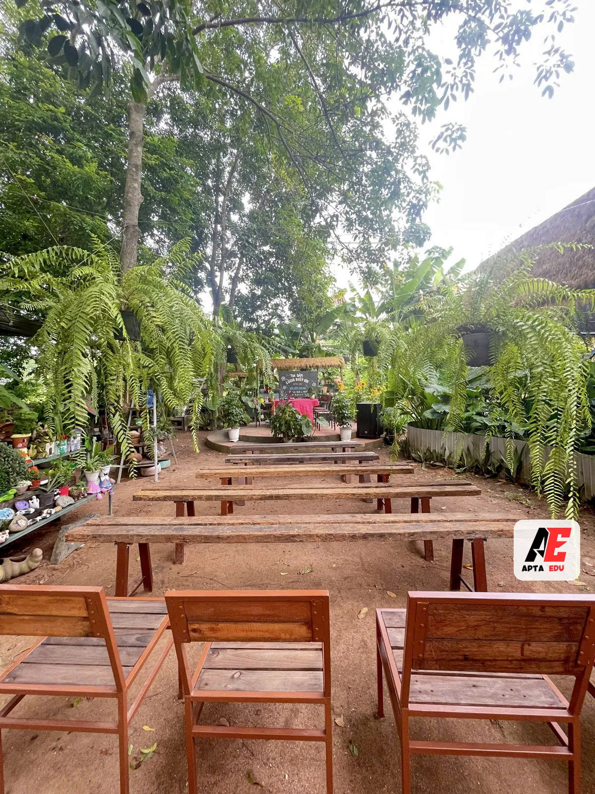 Khu vườn ngồi đọc sách